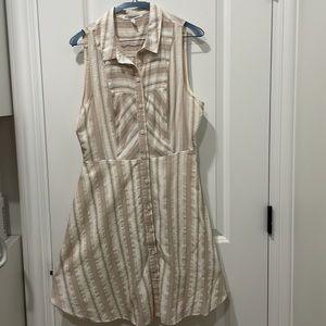 BCBG generation sleeveless shirt dress